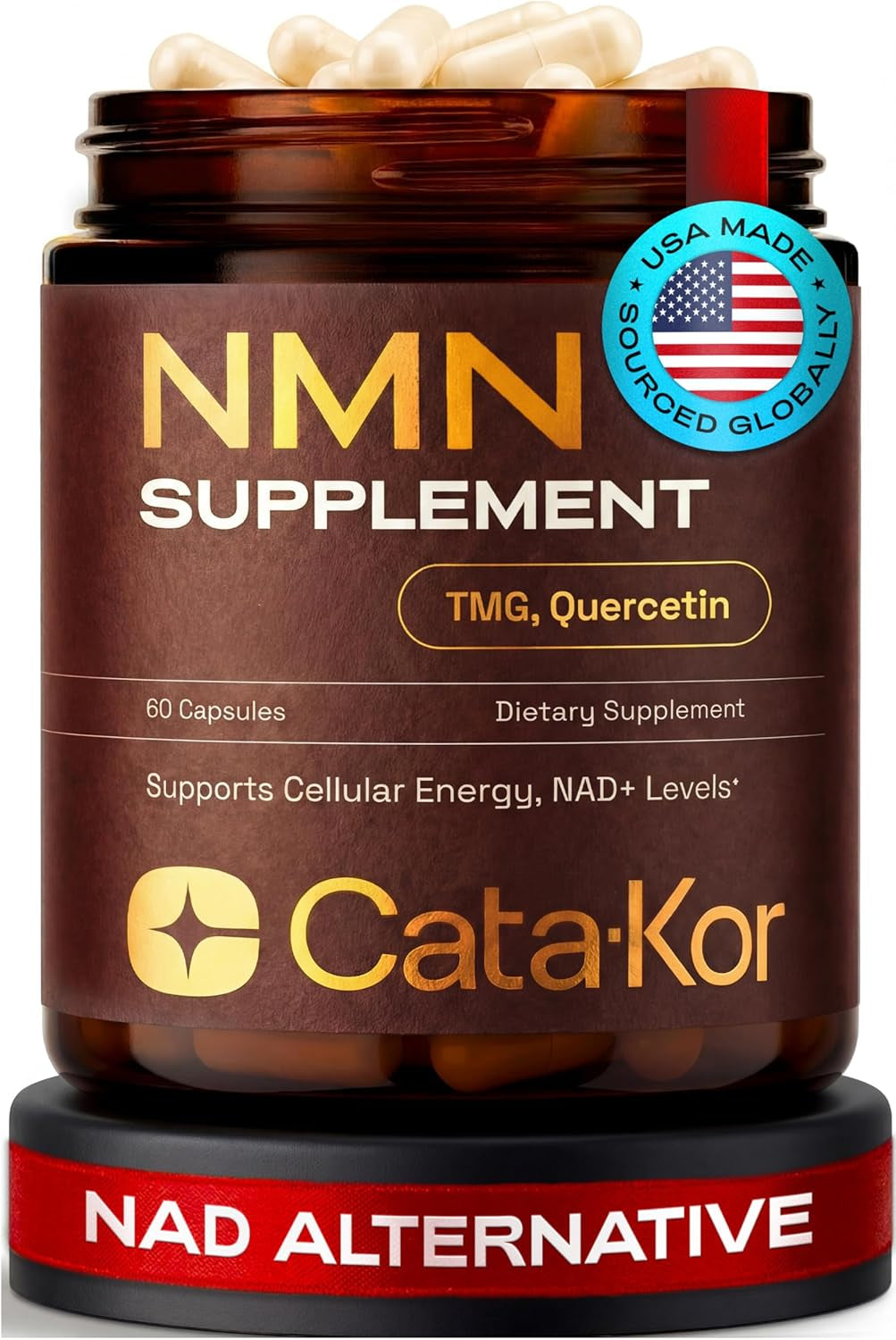 NMN Supplement – 4-In-1 NAD Supplement with Quercetin